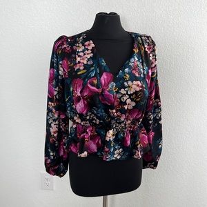 NWT Express Floral Peplum